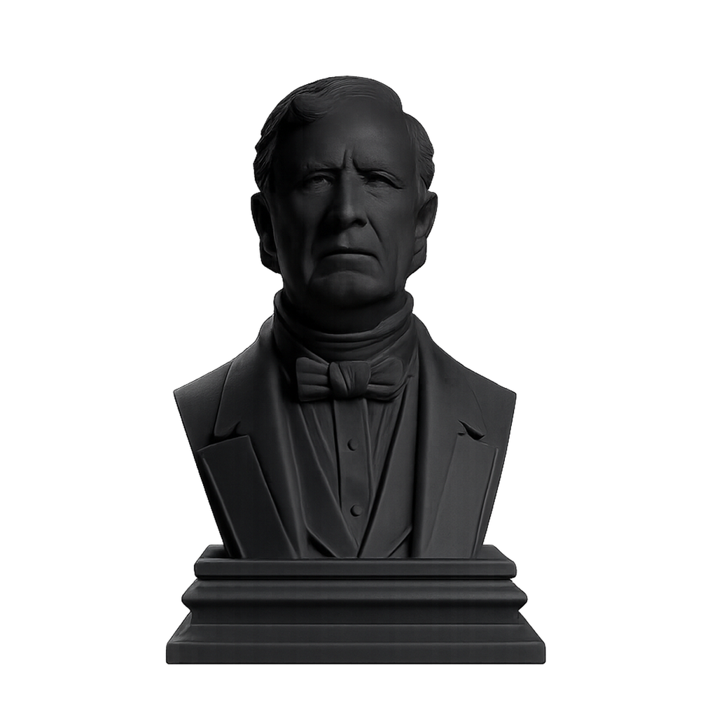 Zachary Taylor Charcoal Black collectible bust