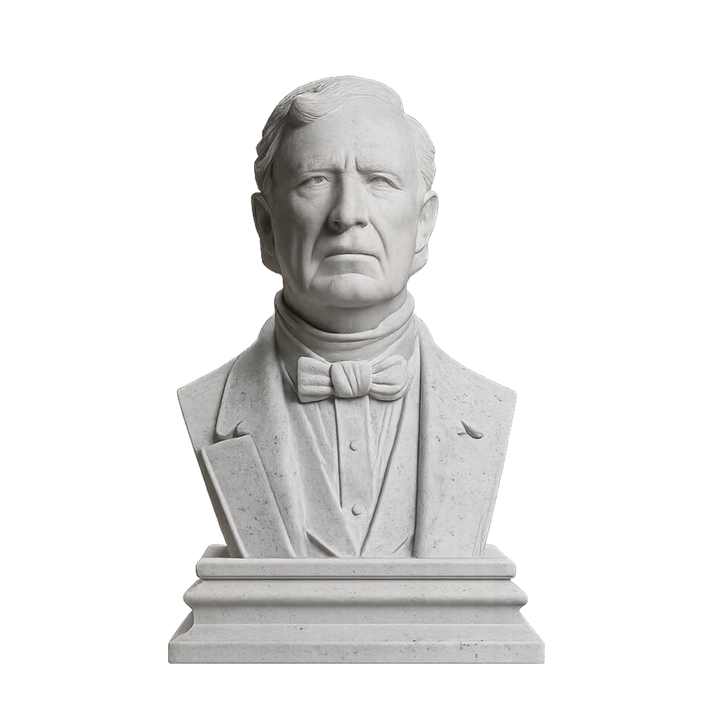 Zachary Taylor Marble Stone collectible bust