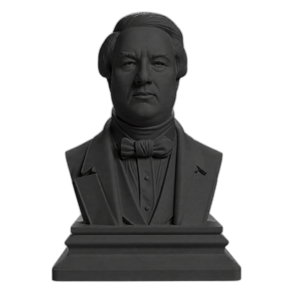Millard Fillmore Charcoal Black collectible bust