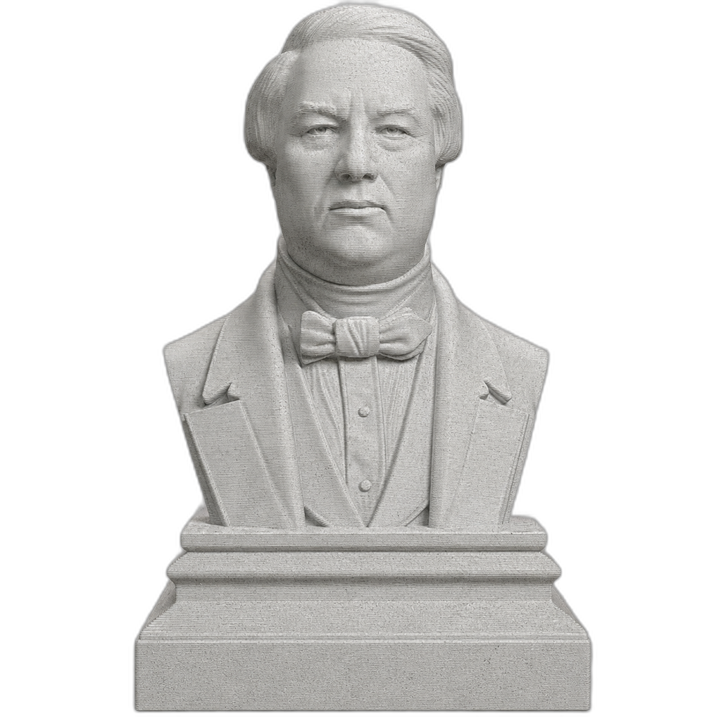 Millard Fillmore Marble Stone collectible bust