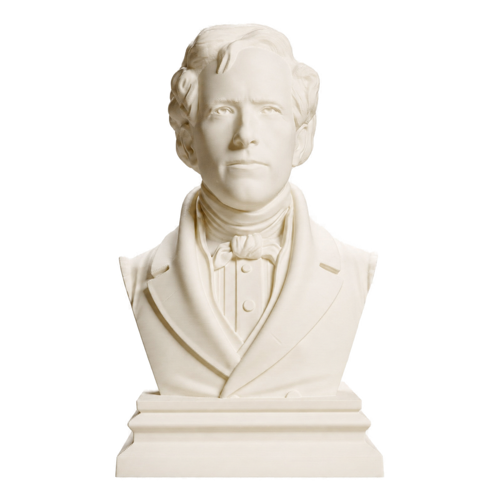 Franklin Pierce Ivory White collectible bust