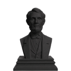 Abraham Lincoln Charcoal Black collectible bust