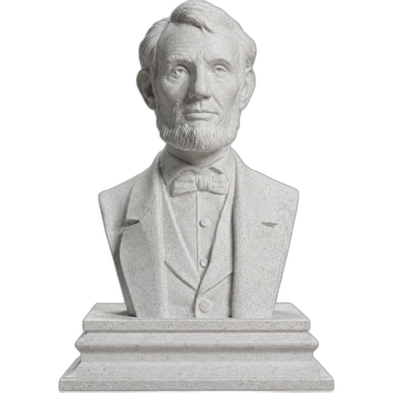 Abraham Lincoln Marble Stone collectible bust