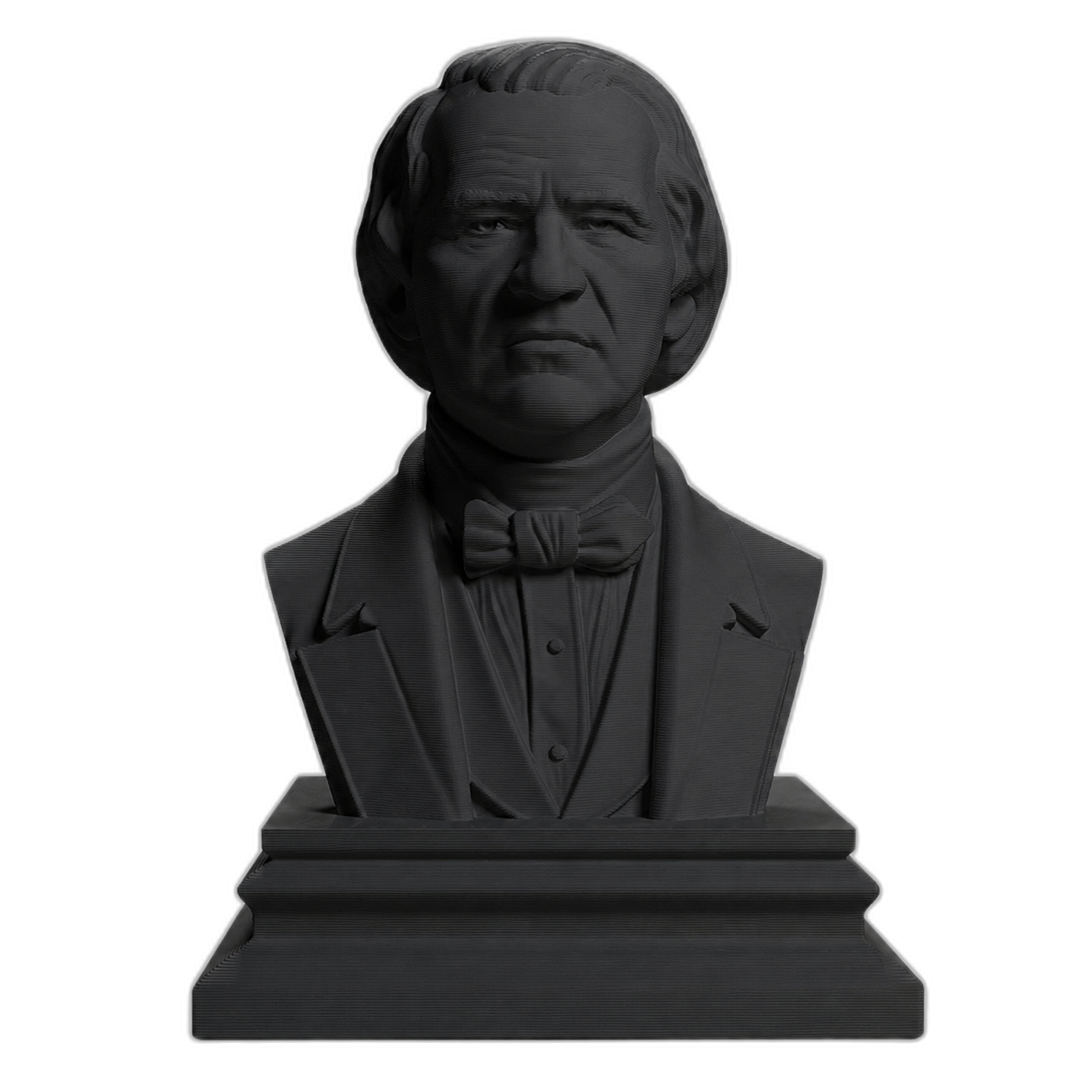 Andrew Johnson Charcoal Black collectible bust
