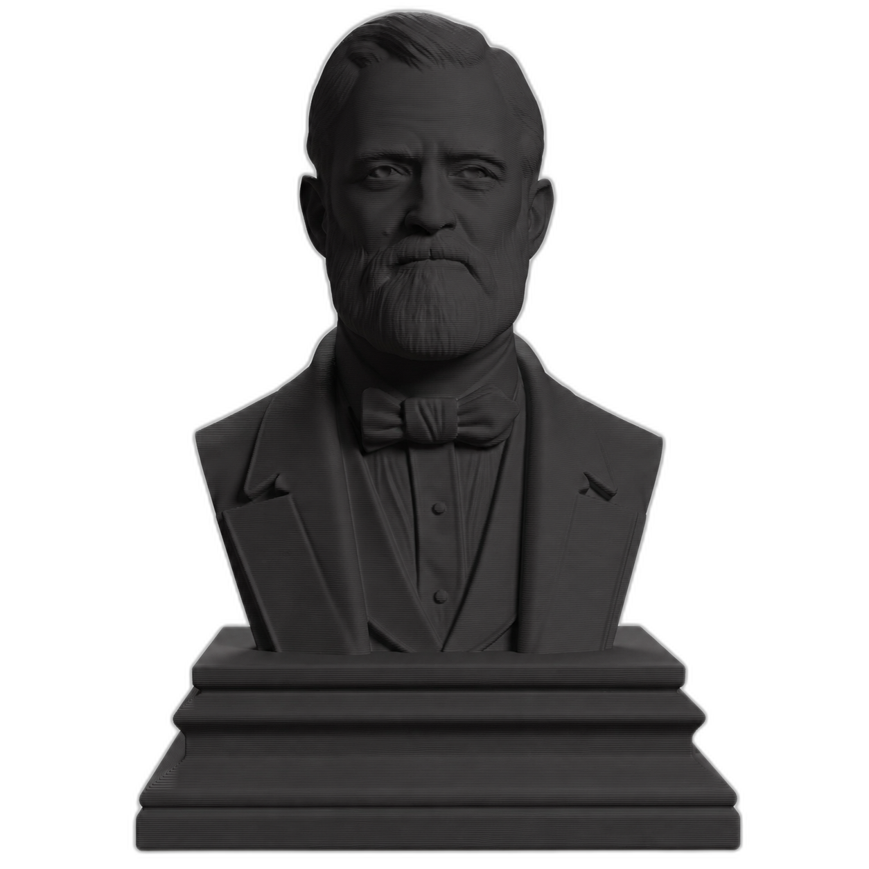 Ulysses S. Grant Charcoal Black collectible bust