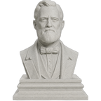 Ulysses S. Grant Marble Stone collectible bust