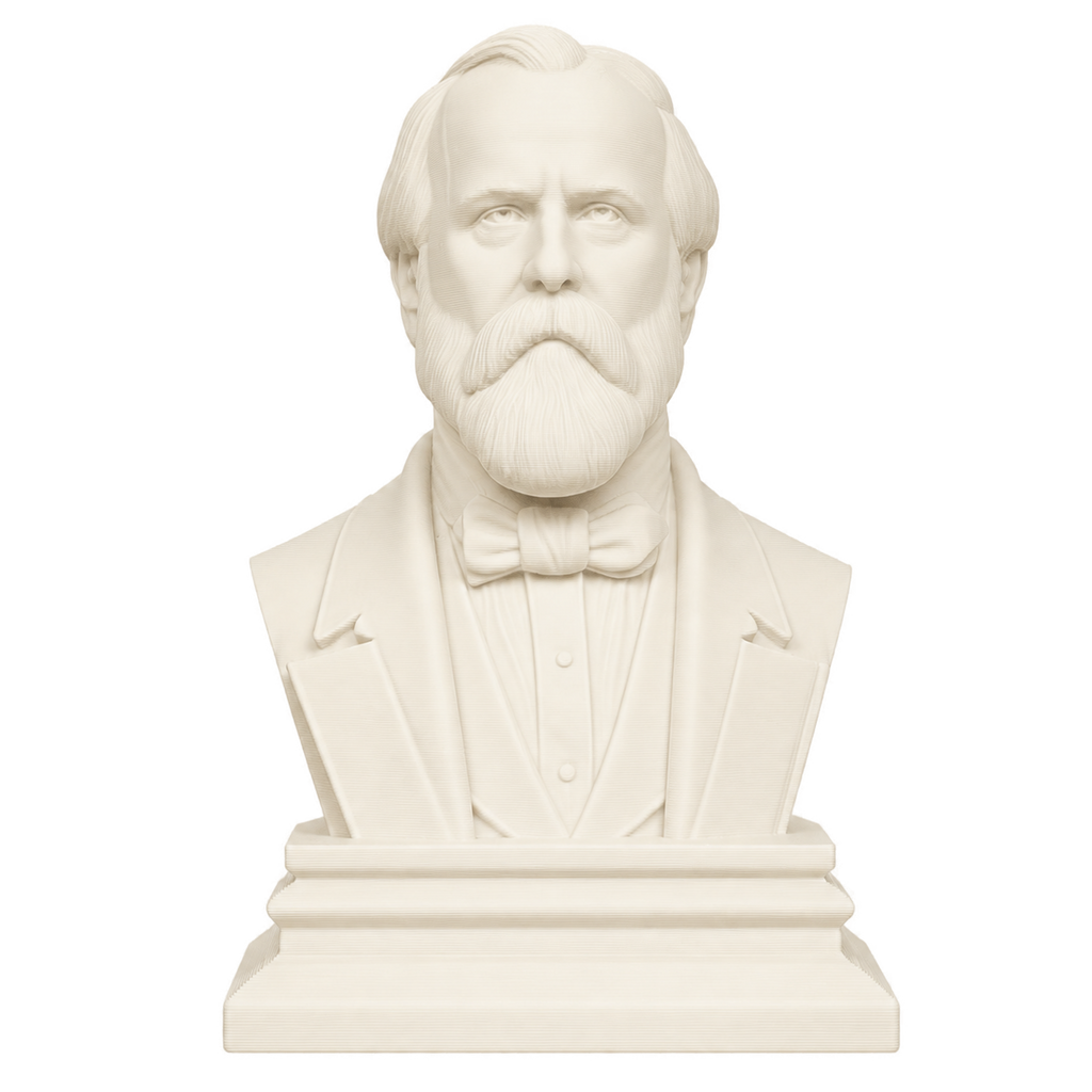 Rutherford B. Hayes Ivory White collectible bust