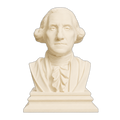 George Washington Ivory White collectible bust