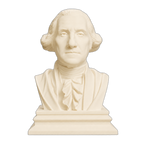 George Washington Ivory White collectible bust