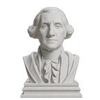 George Washington Marble Stone collectible bust