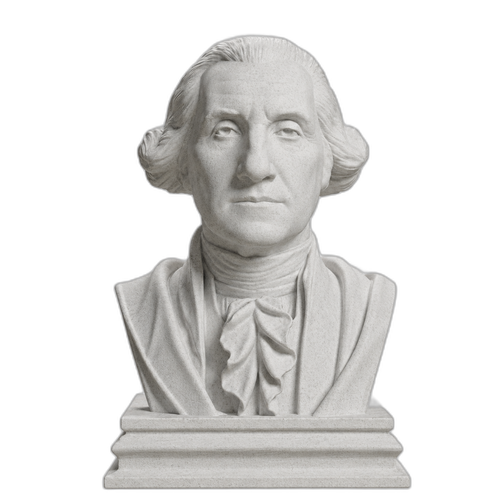 George Washington Marble Stone collectible bust