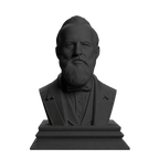 James A. Garfield Charcoal Black collectible bust