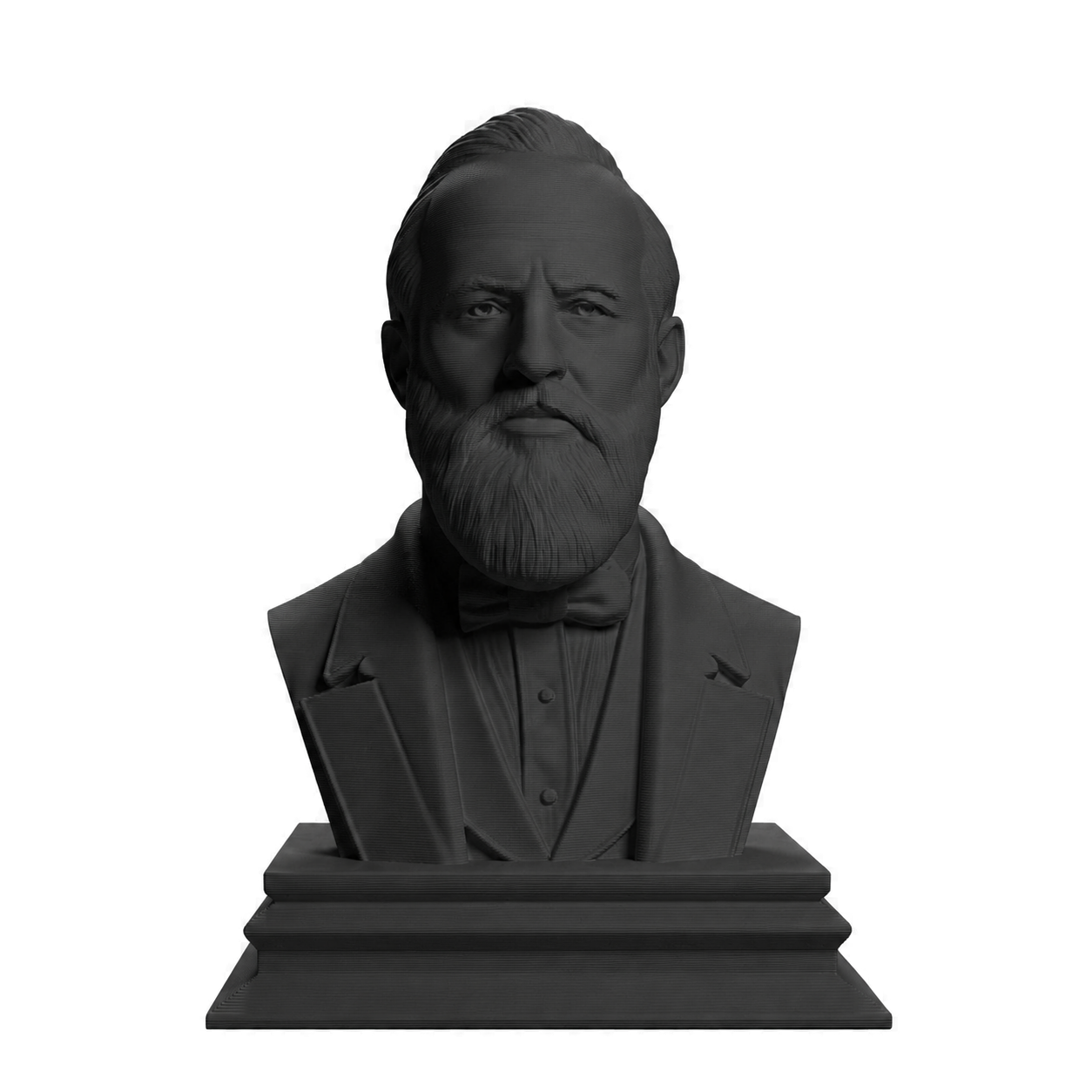 James A. Garfield Charcoal Black collectible bust