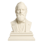 James A. Garfield Ivory White collectible bust