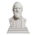 James A. Garfield Marble Stone collectible bust