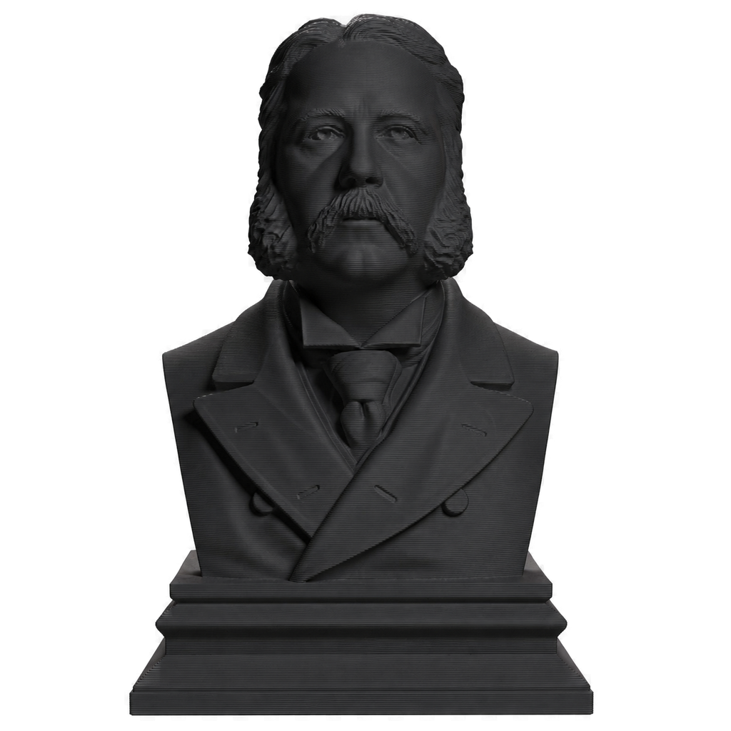 Chester A. Arthur Charcoal Black collectible bust