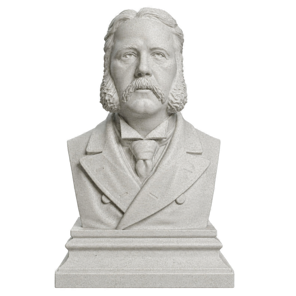 Chester A. Arthur Marble Stone collectible bust