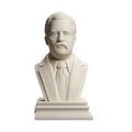 Theodore Roosevelt Ivory White collectible bust
