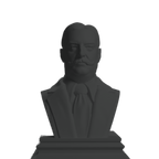 William Howard Taft Charcoal Black collectible bust