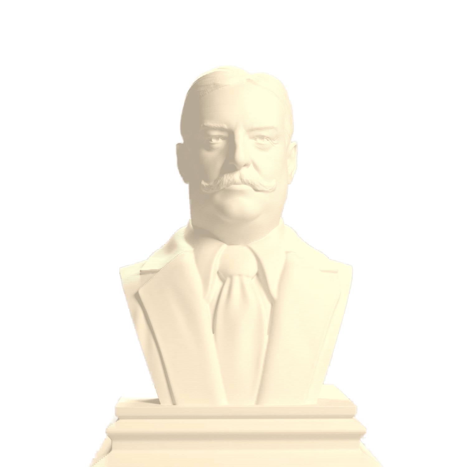 William Howard Taft Ivory White collectible bust