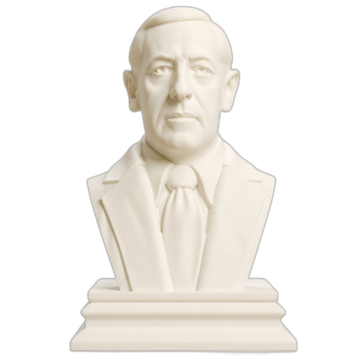Woodrow Wilson Ivory White collectible bust