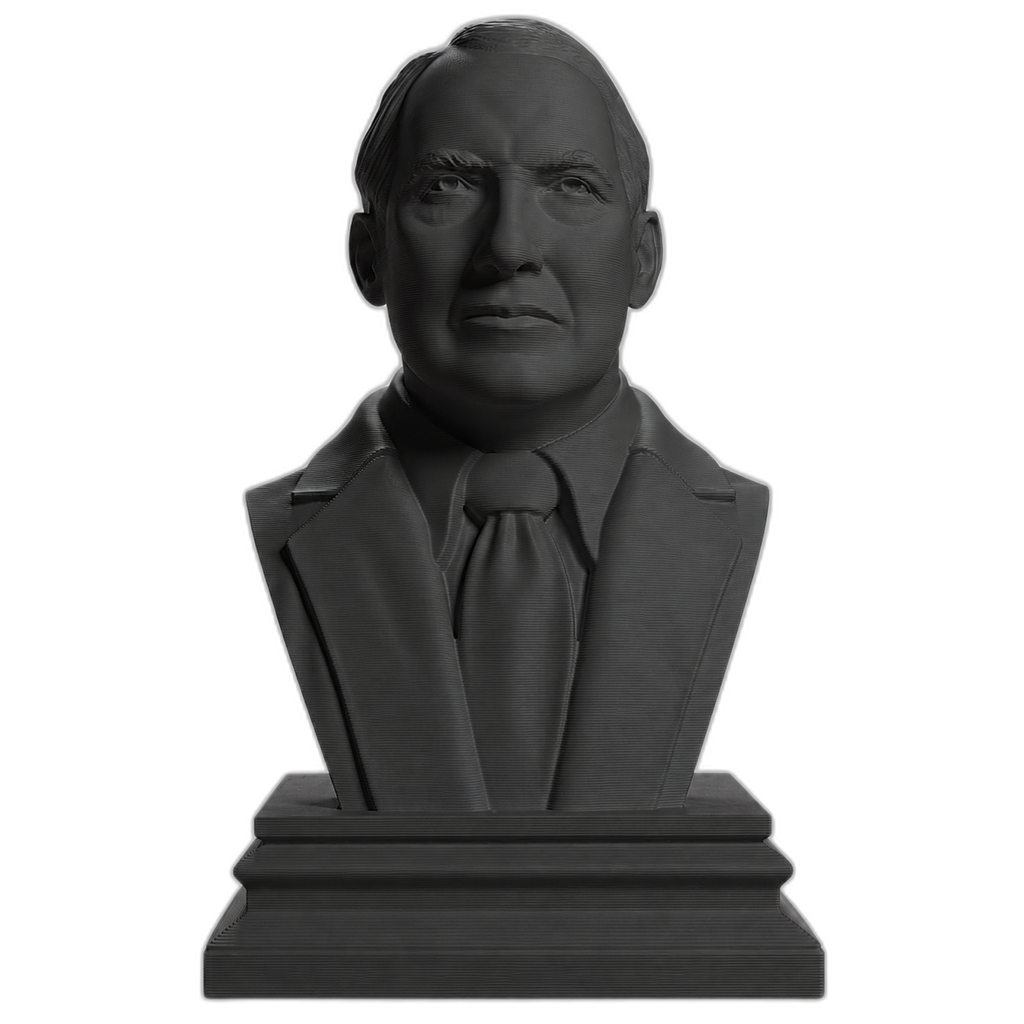 Warren G. Harding Charcoal Black collectible bust