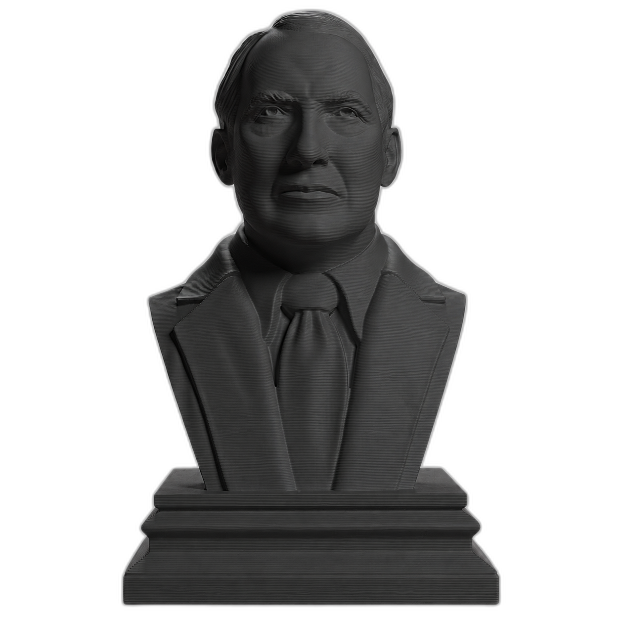 Warren G. Harding Charcoal Black collectible bust