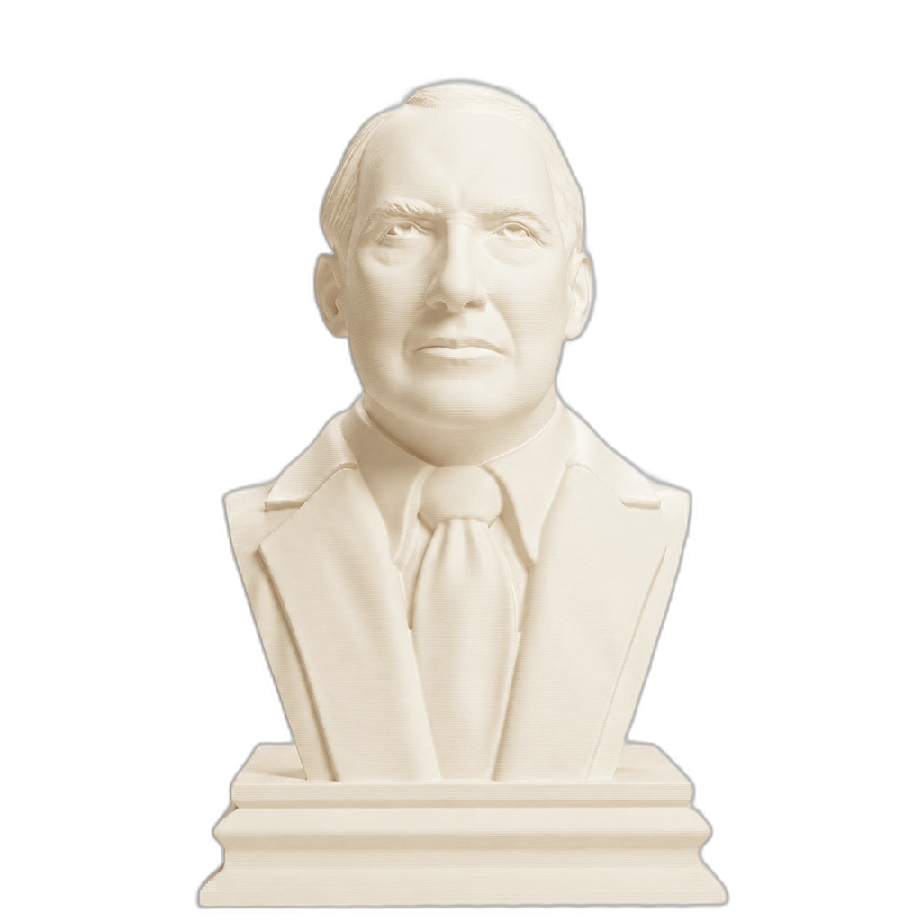 Warren G. Harding Ivory White collectible bust