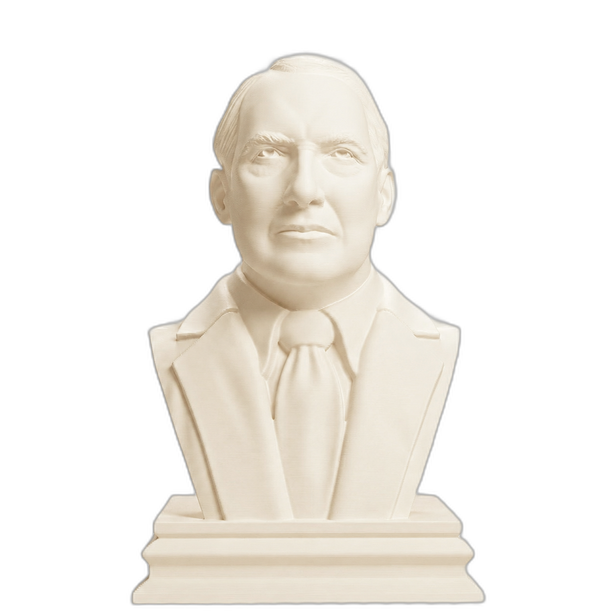 Warren G. Harding Ivory White collectible bust