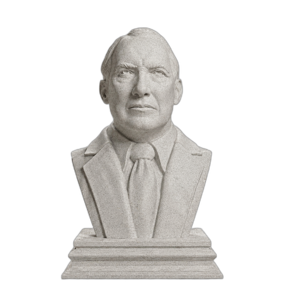 Warren G. Harding Marble Stone collectible bust