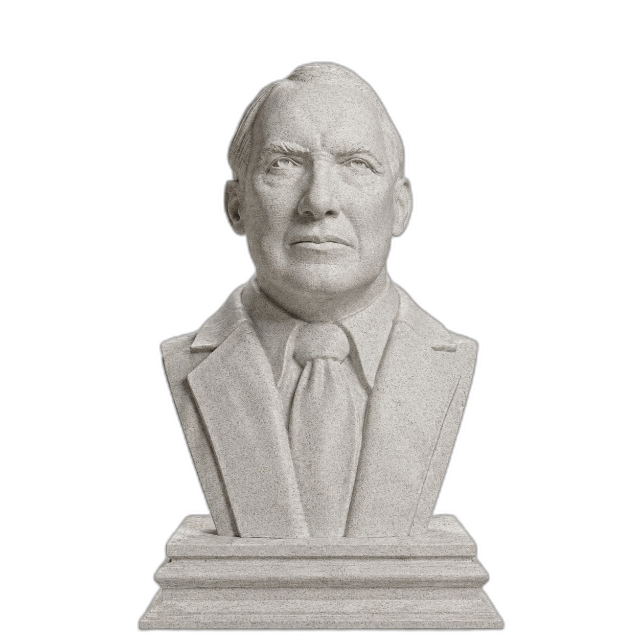 Warren G. Harding Marble Stone collectible bust