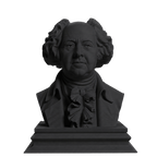 John Adams Charcoal Black collectible bust