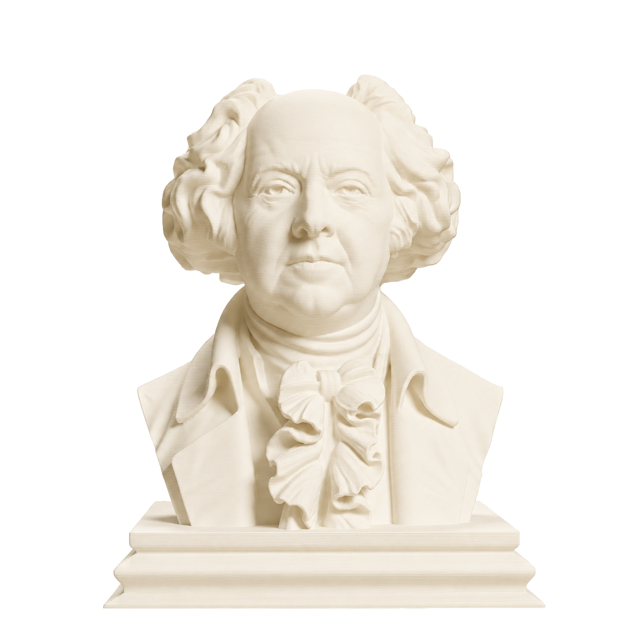 John Adams Ivory White collectible bust