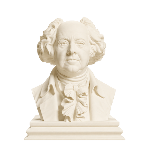 John Adams Ivory White collectible bust