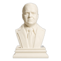 Herbert Hoover Ivory White collectible bust