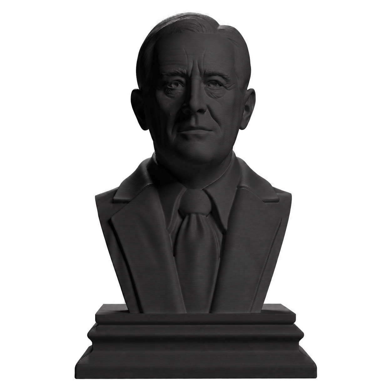 Franklin D. Roosevelt Charcoal Black collectible bust