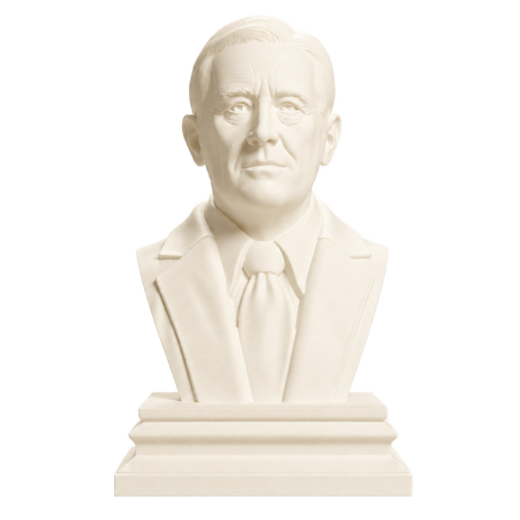 Franklin D. Roosevelt Ivory White collectible bust