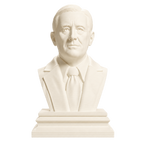 Franklin D. Roosevelt Ivory White collectible bust