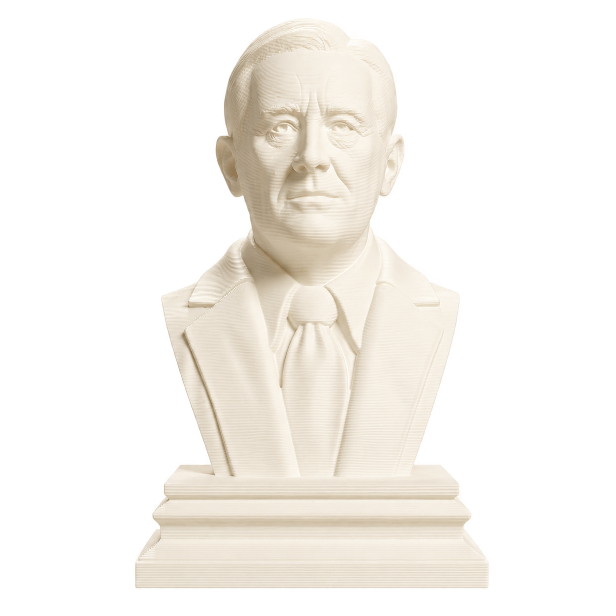 Franklin D. Roosevelt Ivory White collectible bust