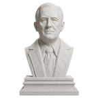 Franklin D. Roosevelt Marble Stone collectible bust