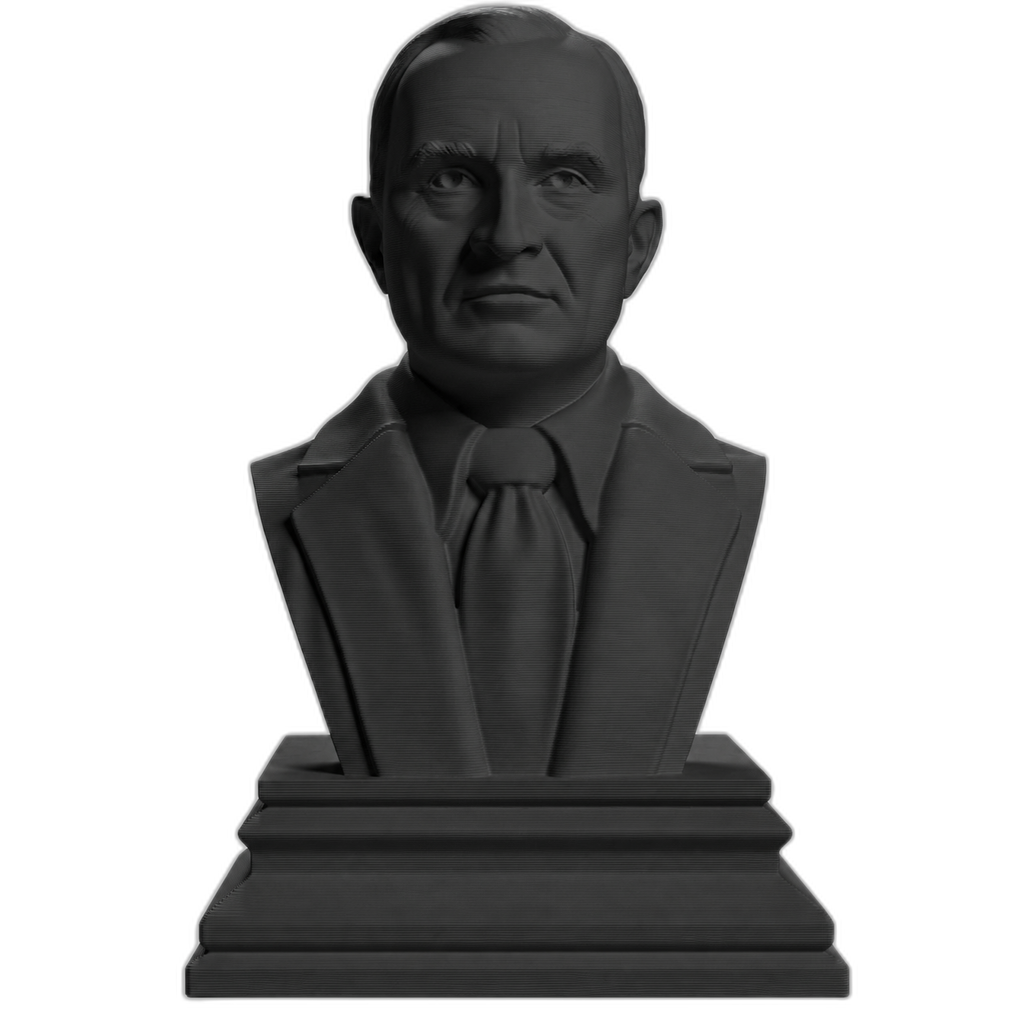 Harry S. Truman Charcoal Black collectible bust