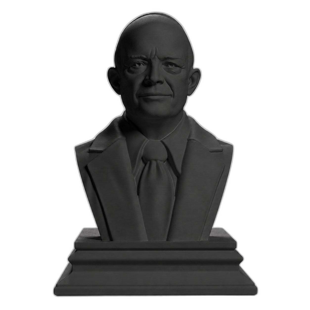 Dwight D. Eisenhower Charcoal Black collectible bust