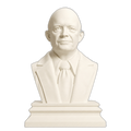 Dwight D. Eisenhower Ivory White collectible bust
