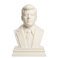 John F. Kennedy Ivory White collectible bust
