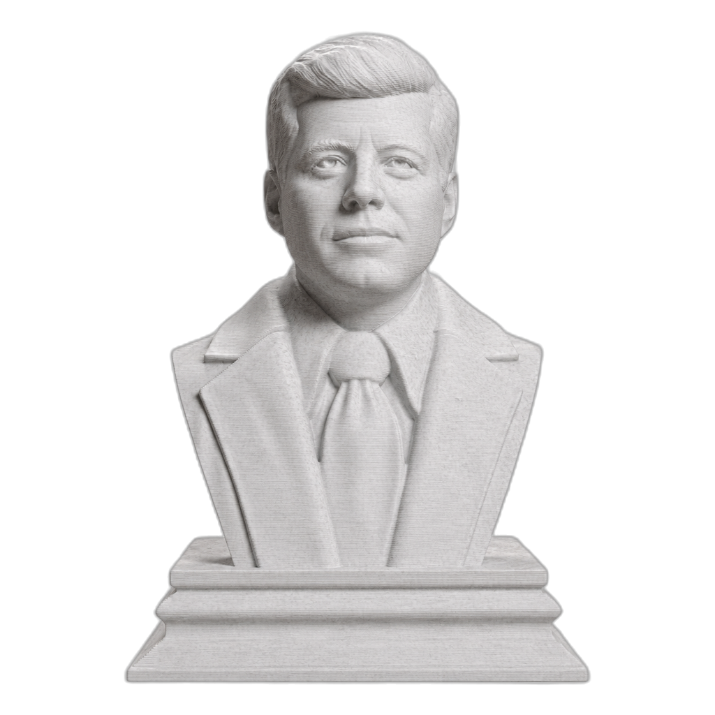 John F. Kennedy Marble Stone collectible bust