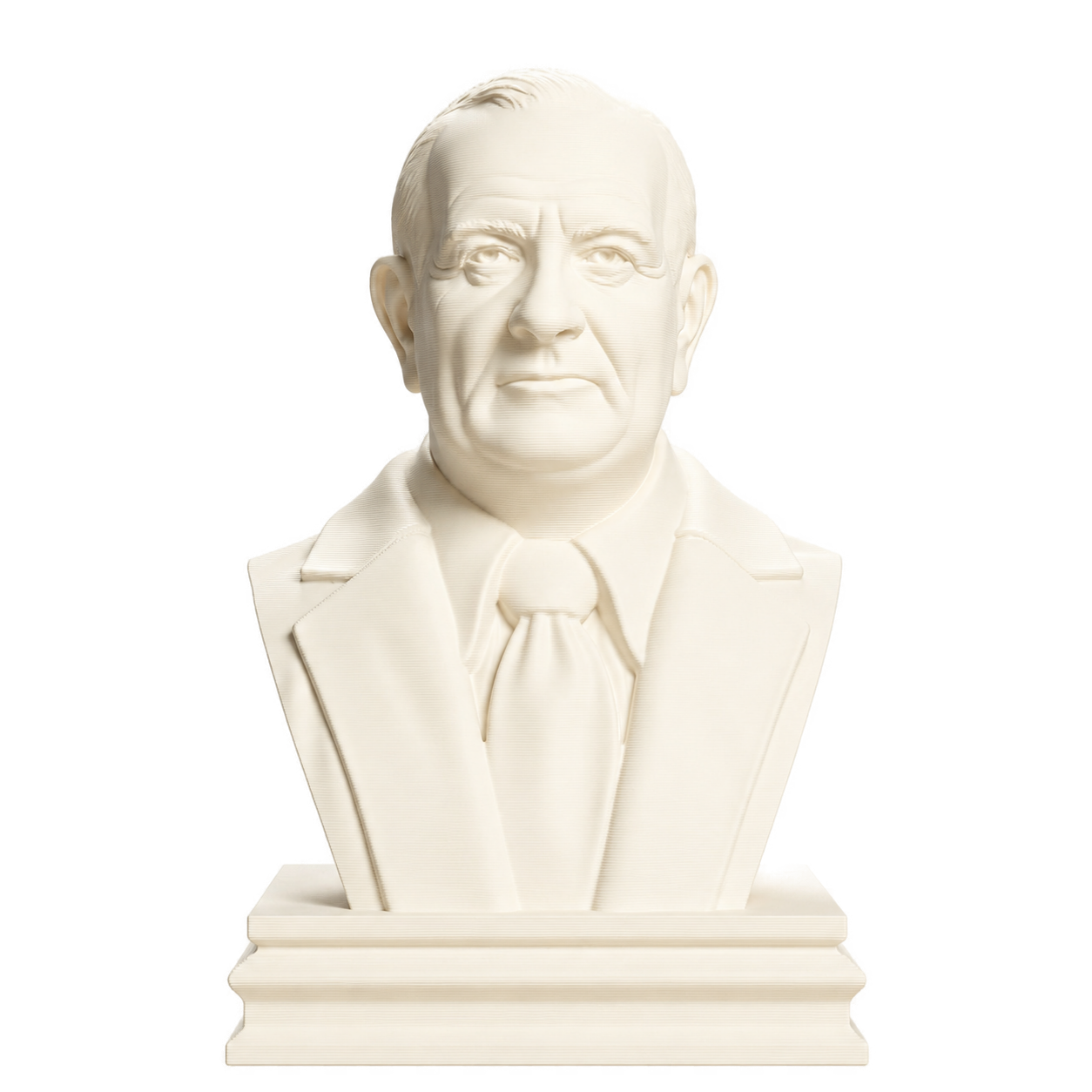 Lyndon B. Johnson Ivory White collectible bust