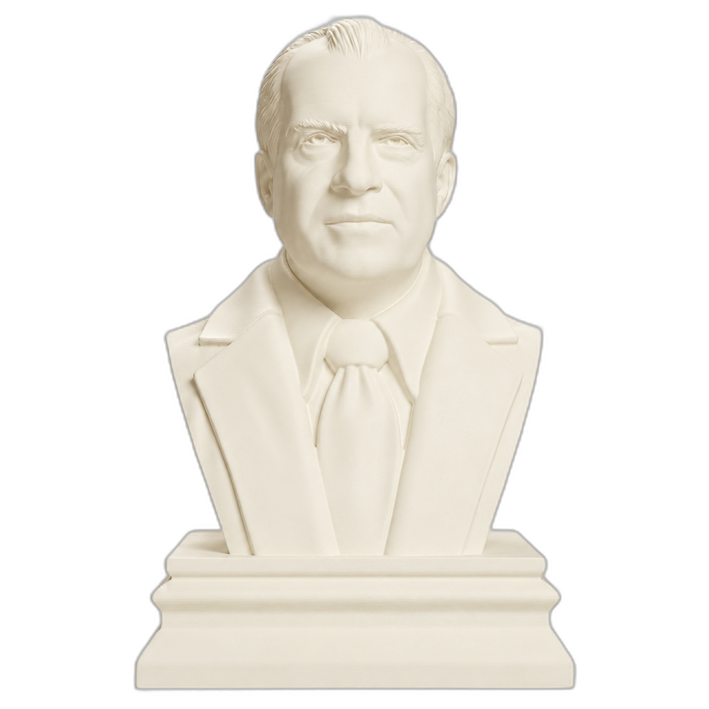 Richard Nixon Ivory White collectible bust