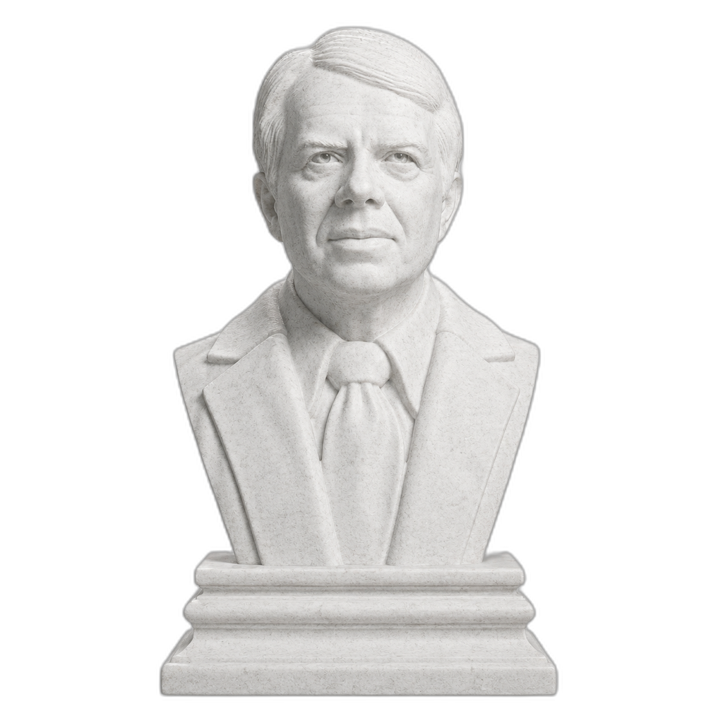 Jimmy Carter Marble Stone collectible bust