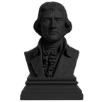 Thomas Jefferson Charcoal Black collectible bust