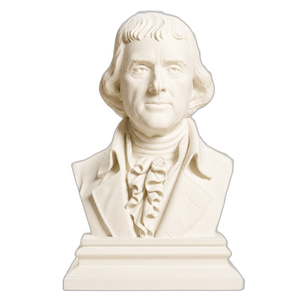Thomas Jefferson Ivory White collectible bust